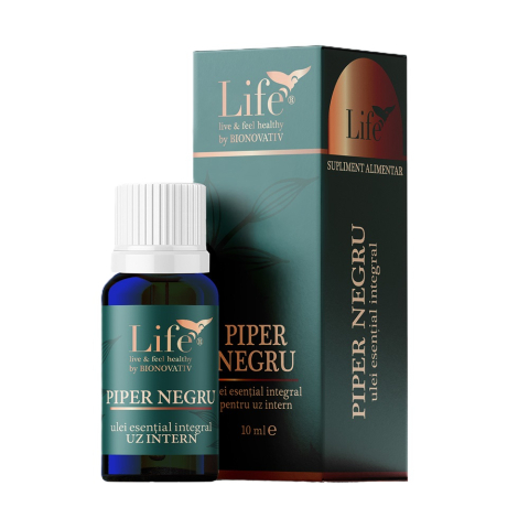 Uleiuri naturale - ULEI ESENTIAL INTEGRAL PIPER NEGRU 10ML