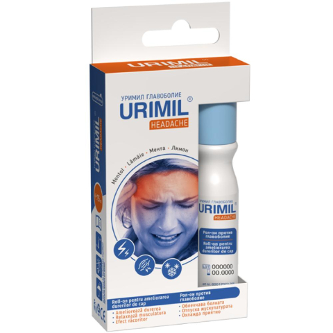 Afecțiuni și Nevoi - URIMIL HEADACHE ROLL-ON DURERI DE CAP 15ML