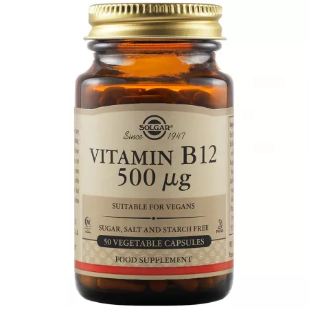 Suplimente Alimentare - VITAMINA B12 500MCG 50CPS