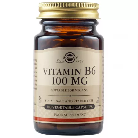 Suplimente Alimentare - VITAMINA B6 100mg 100CPS
