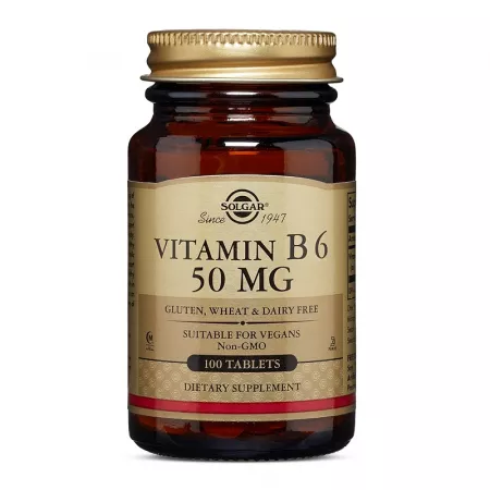Suplimente Alimentare - VITAMINA B6 50MG 100CPR