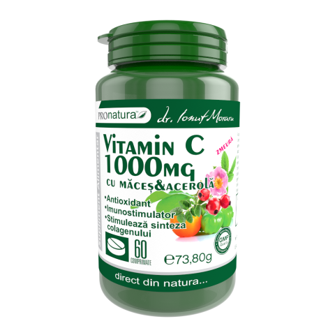 Imunitate - VITAMINA C 1000MG MACES&ACEROLA-LAMAIE 60CPR