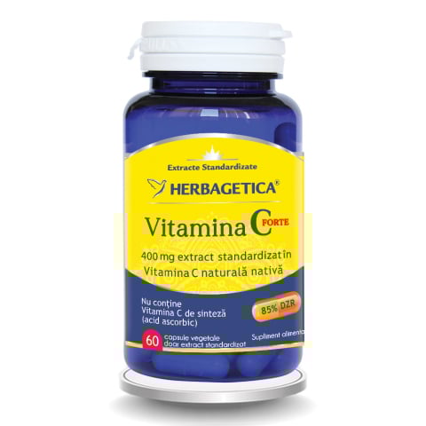 Imunitate - VITAMINA C FORTE 400MG 60CPS VEGETALE