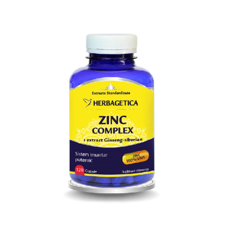 Zinc - ZINC COMPLEX ORGANIC 120CPS