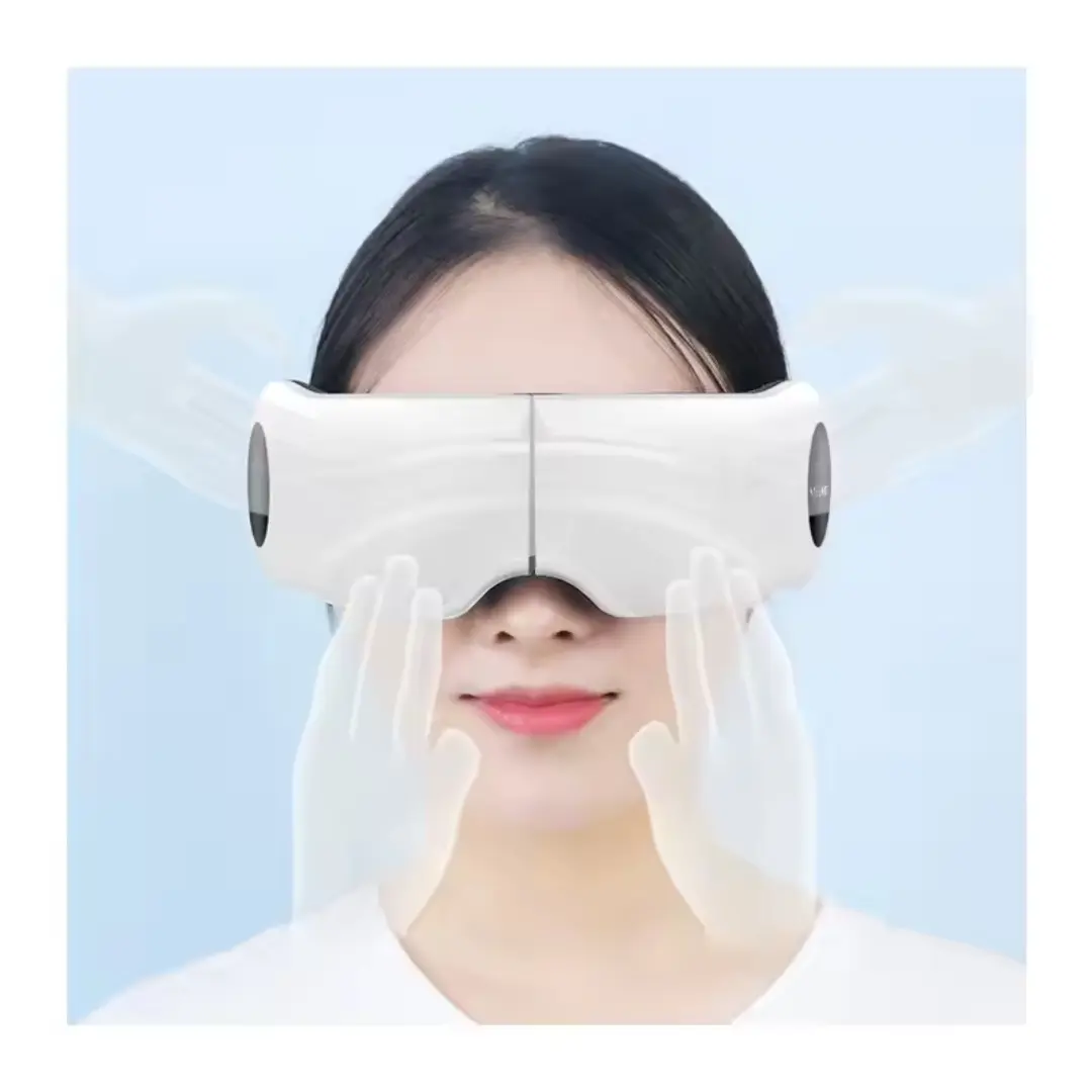 Aparat de Masaj pentru Ochi cu Căldură, Presiune cu Aer și Muzică – Relaxare Oculară, Anti-Cearcăne, USB Reîncărcabil [2]