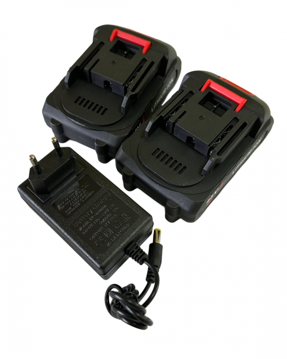 Cheie cu impact electric 21V, acumulator Li-Ion, 350 Nm, cu LED și afișaj digital, cu trusă [7]