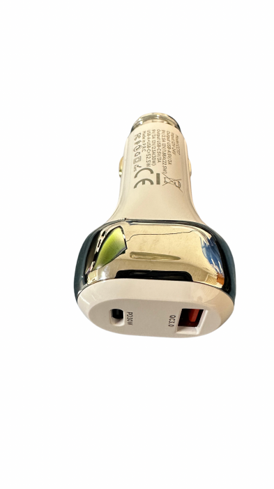 Încărcător auto X-Start, 52.5W, QC 3.0 + PD 30W, încărcare rapidă duală USB, compatibil 12–24V [3]
