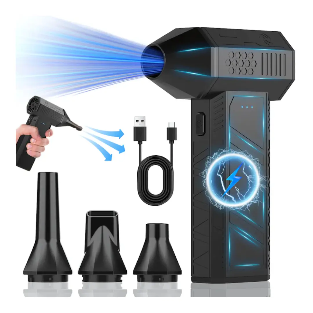 Suflantă aer comprimat portabilă BL-016, 130.000 RPM, pentru curățare laptop, tastatură, PC [1]