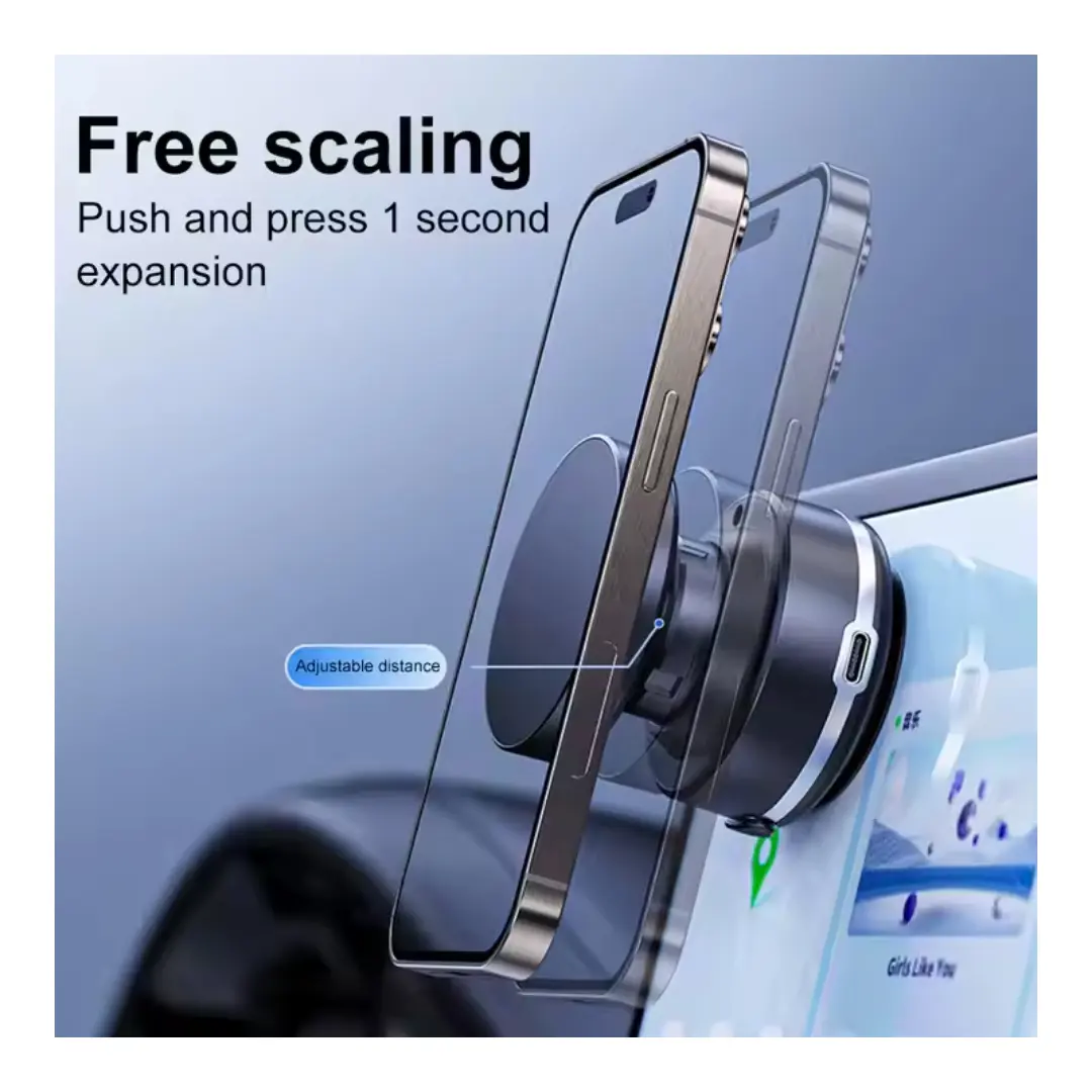 Suport Auto Telefon X95 – Prindere Bord & Parbriz, Rotire 360°, Fixare Ventuză & Adeziv, Compatibil Universal [2]