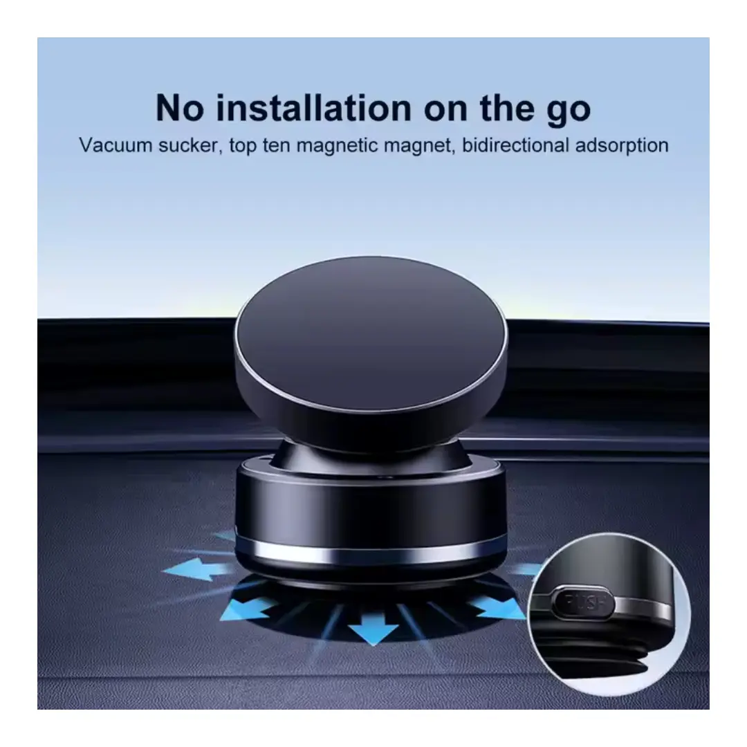 Suport Auto Telefon X95 – Prindere Bord & Parbriz, Rotire 360°, Fixare Ventuză & Adeziv, Compatibil Universal [4]