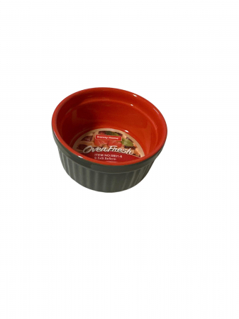 Vase de gatit - Bol ceramic Danny Home, 9 cm, pentru tort și savarine, rosu