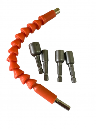 Cheie cu impact electric 21V, acumulator Li-Ion, 350 Nm, cu LED și afișaj digital, cu trusă [5]