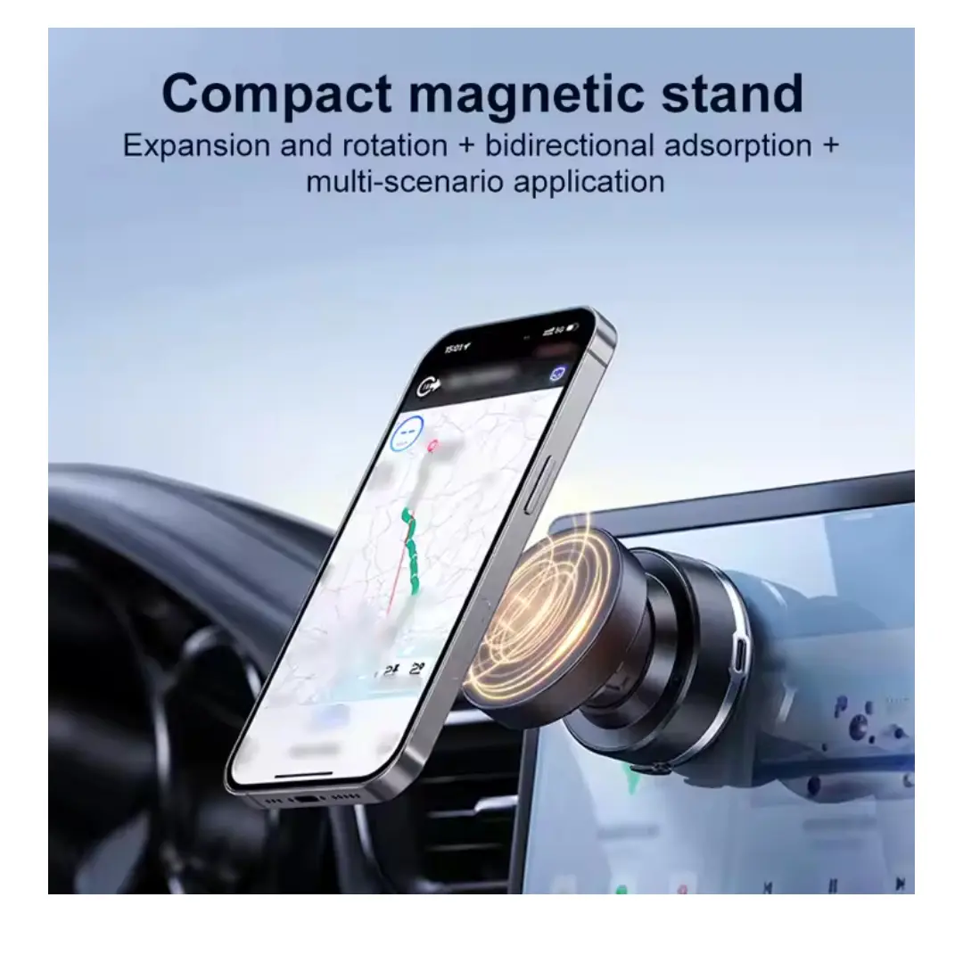 Suport Auto Telefon X95 – Prindere Bord & Parbriz, Rotire 360°, Fixare Ventuză & Adeziv, Compatibil Universal [2]