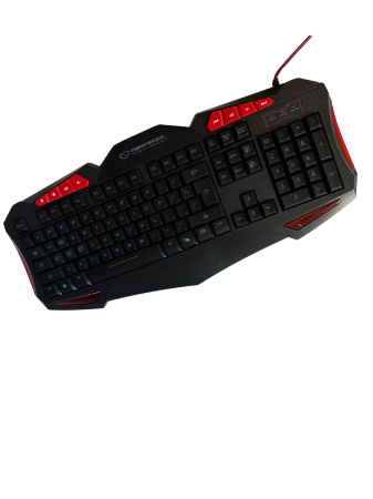 Set Tastatură și Mouse Gaming Iluminat Esperanza Shelter – LED RGB, Design Ergonomic pentru PC [1]