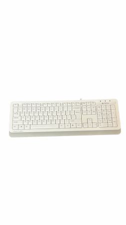 Set tastatură și mouse A4Tech F1010, alb, USB, ideal pentru birou [1]