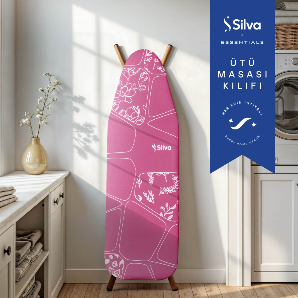 Silva Husa pentru masa de calcat - Roz [3]