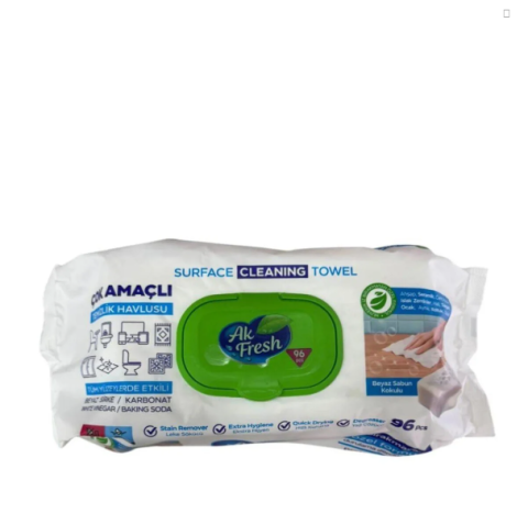 Casa & Curatenie - Akfresh Servetele umede multisuprafete sapun alb cu otet si bicarbonat 96 buc