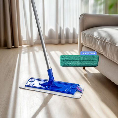 Curatenie Generala - Silva Set mop si Laveta umeda