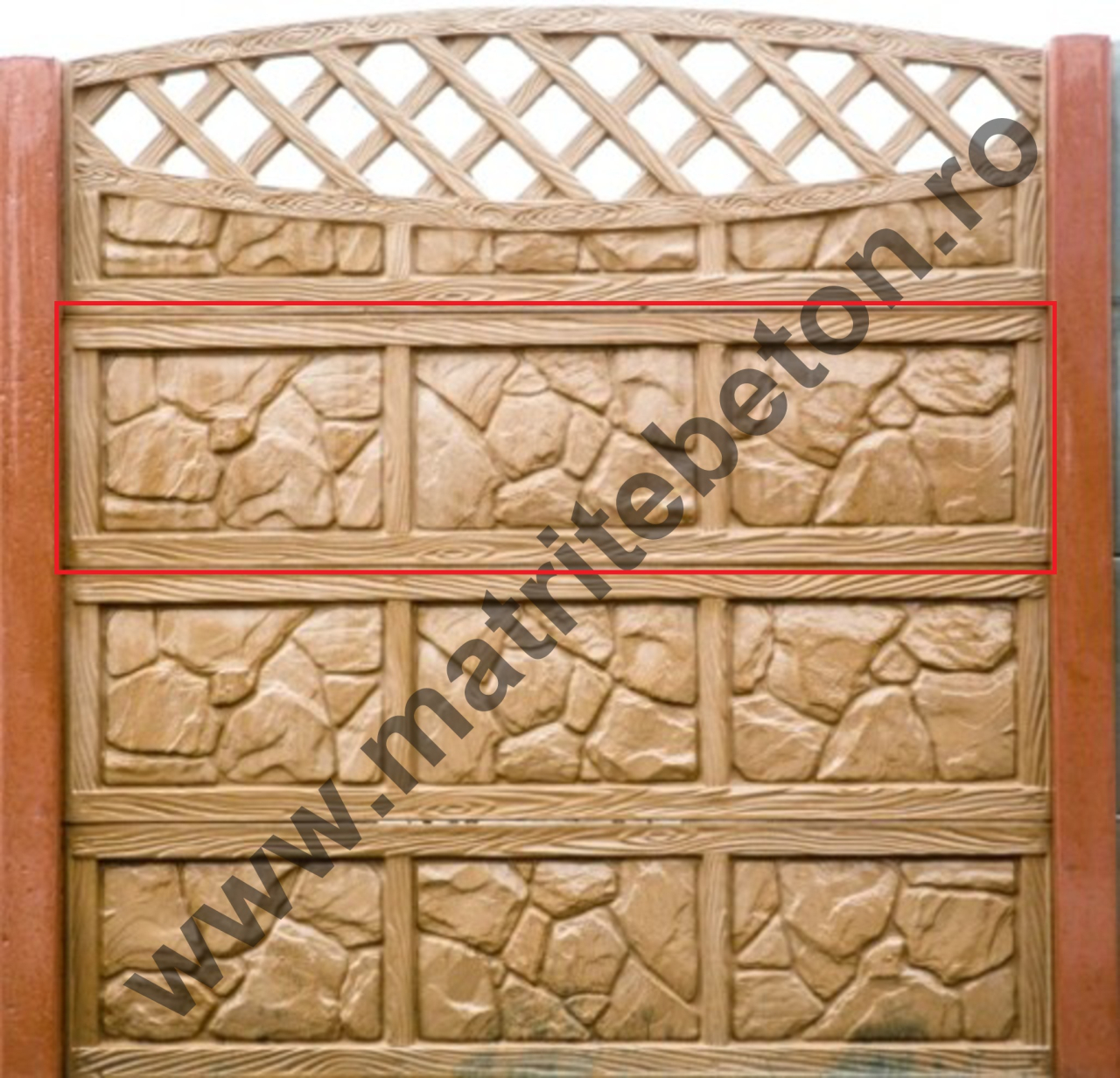 Matrita pentru placa din beton model MOZAIC + SCANDURA [2]