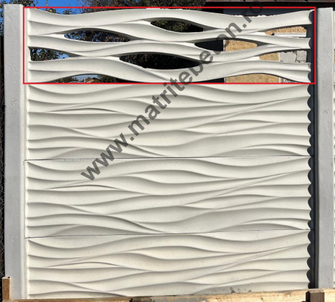 MATRITE ARCADE - Matrita pentru arcada din beton model SIRENE PERFORATA