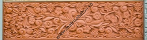 MATRITE PLACI PLINE - Matrita pentru placa din beton model FLORI