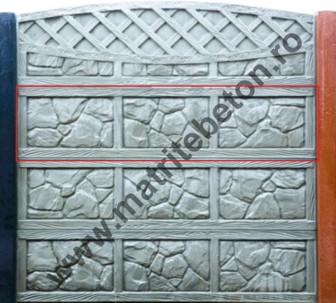 MATRITE PLACI PLINE - Matrita pentru placa din beton model MOZAIC + SCANDURA