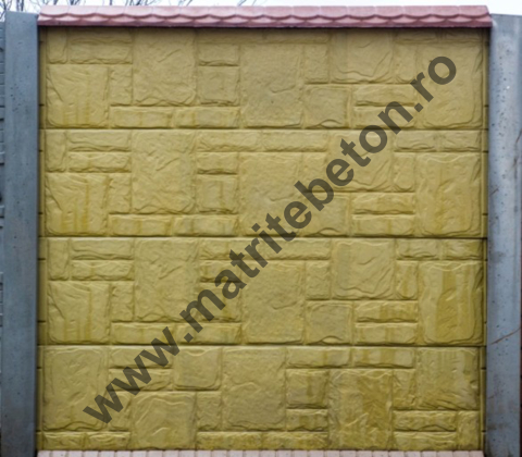 MATRITE PLACI PLINE - Matrita pentru placa din beton model PLACAJ