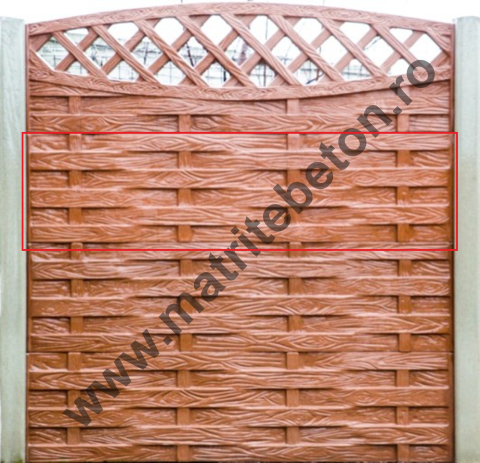 MATRITE PLACI PLINE - Matrita pentru placa din beton model RUSTIC