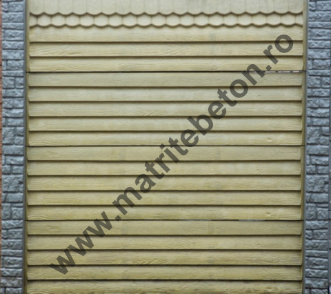 MATRITE PLACI PLINE - Matrita pentru placa din beton model SCANDURA