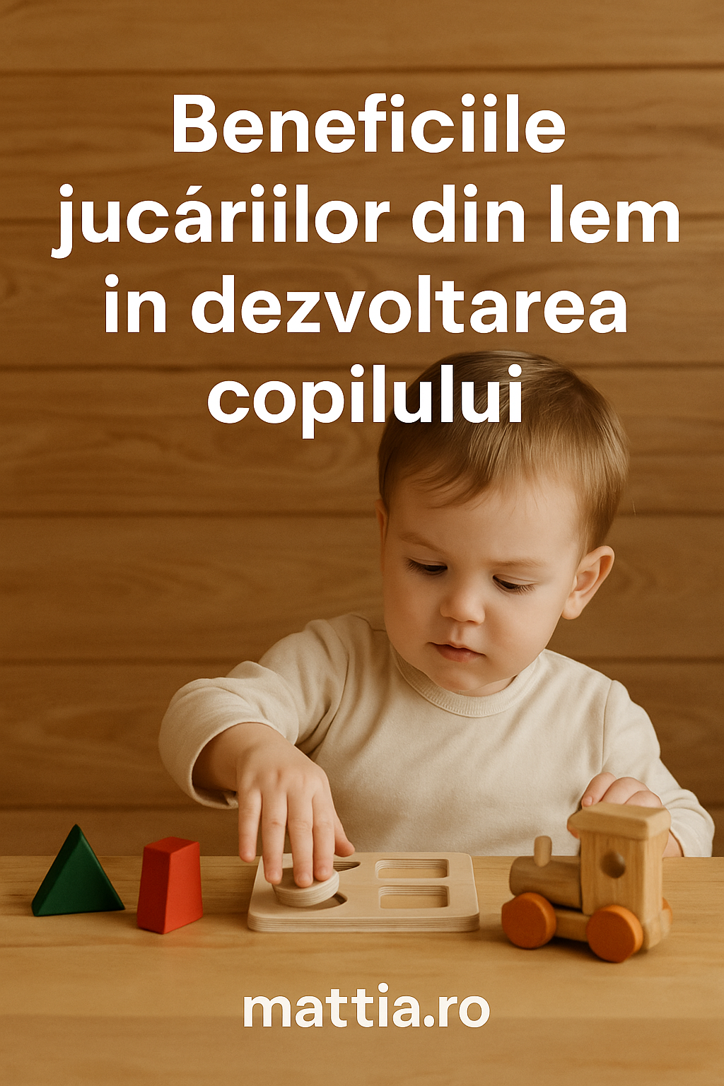 Beneficiile jucăriilor din lemn în dezvoltarea copilului.