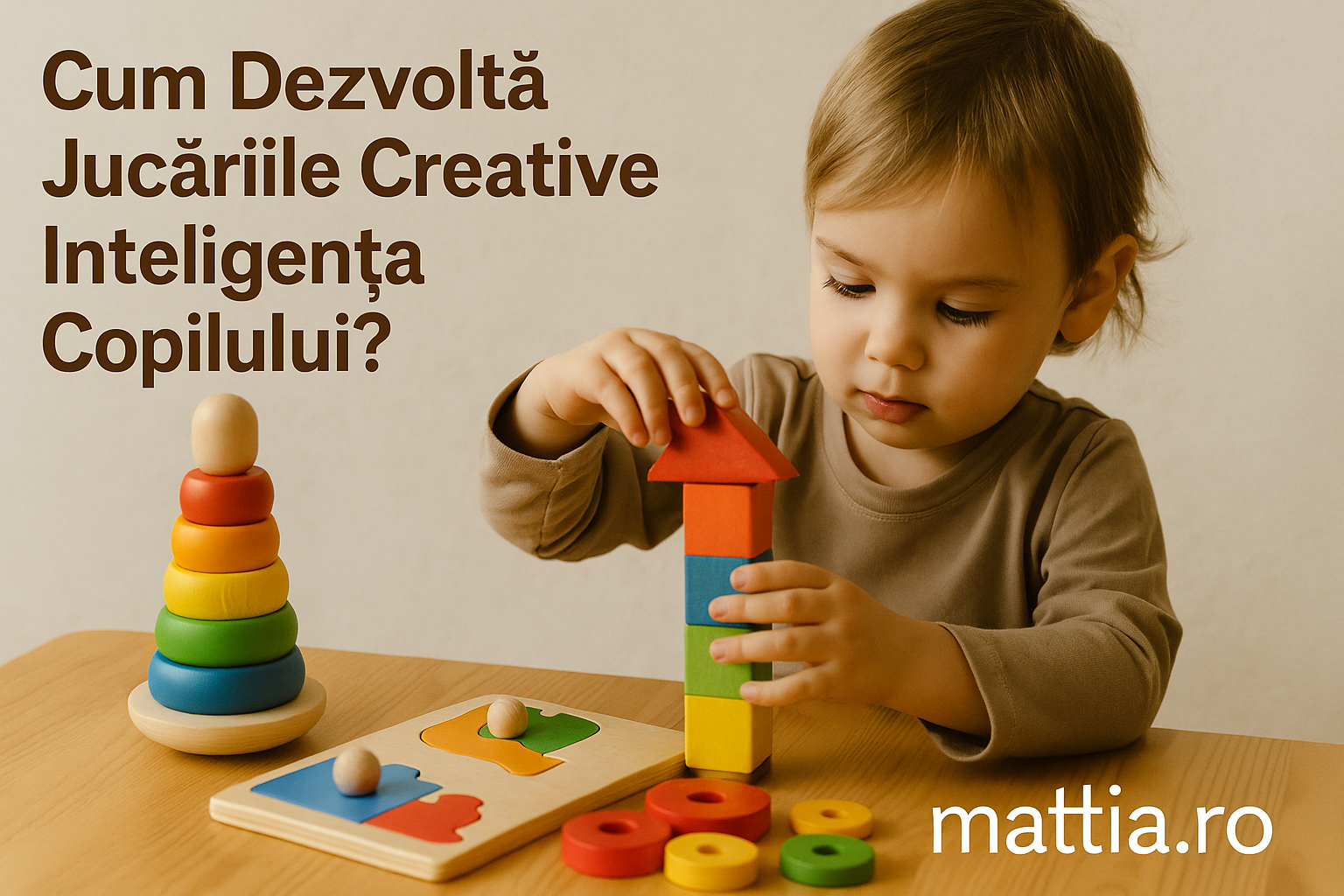 Cum Stimulează Jucăriile Creative Inteligența Copilului? Ghid Complet pentru Părinți.