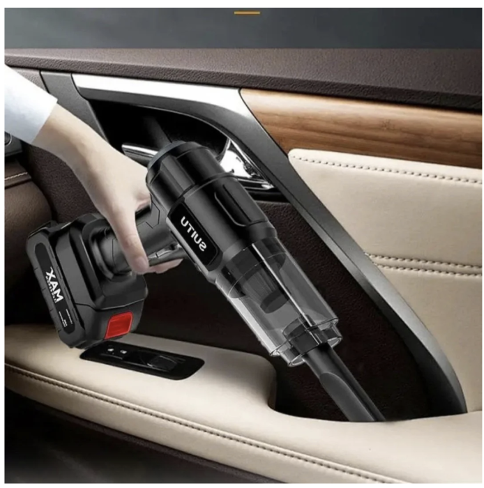 Aspirator si Suflanta de Aer Portabila 6-in-1 pentru masina, casa, birou si animale de companie, cu baterie detasabila si reincarcabila [3]