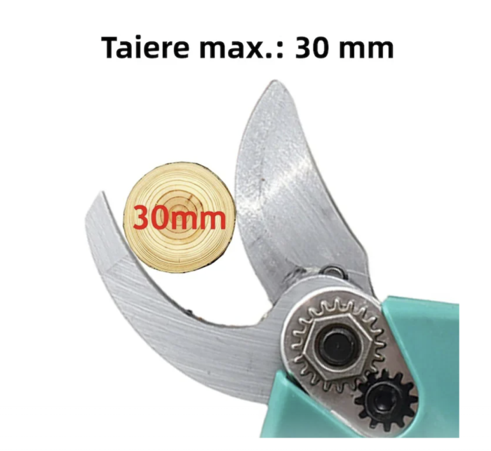 Foarfecă de Tundere Reîncărcabilă Fără Fir 48V, Oțel – Pentru Livezi, Grădini și Vii [2]