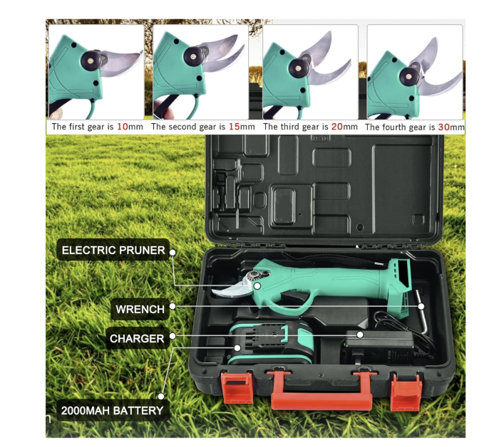 Foarfecă de Tundere Reîncărcabilă Fără Fir 48V, Oțel – Pentru Livezi, Grădini și Vii [8]