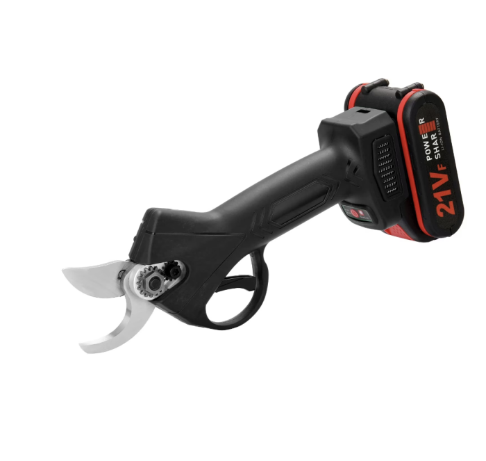 Foarfeca Electrica Profesionala 21V, 2 Acumulatori Inclusi, Taiere 30mm, pentru Pomi, Vie si Gradina, Negru [4]