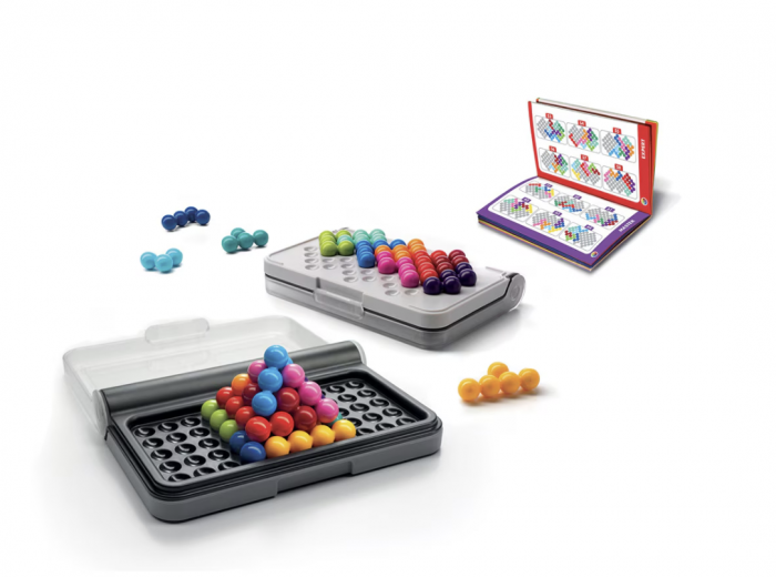 Joc educativ logic, Puzzler Pyramid, Smart Game, 3D/2D, varsta 6+, 120 de provocari, dezvoltare abilitati cognitive, multicolor [6]