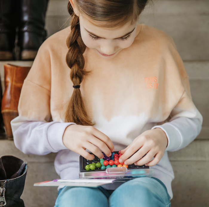 Joc educativ logic, Puzzler Pyramid, Smart Game, 3D/2D, varsta 6+, 120 de provocari, dezvoltare abilitati cognitive, multicolor [8]