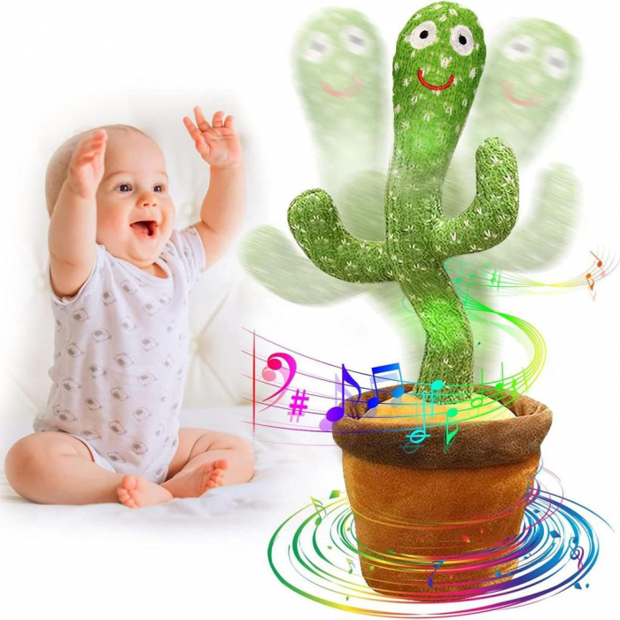 Jucarie Interactiva Cactus Dansator, Repeta Cuvinte Si Sunete [2]