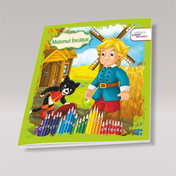 Pachet 12 carti de colorat si povesti - Povestiri de colorat + Set carioci 48 buc [12]