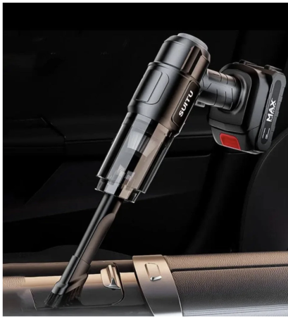 Aspirator si Suflanta de Aer Portabila 6-in-1 pentru masina, casa, birou si animale de companie, cu baterie detasabila si reincarcabila [3]