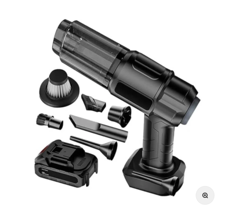 CASA & GRADINA & BRICOLAJ - Aspirator si Suflanta de Aer Portabila 6-in-1 pentru masina, casa, birou si animale de companie, cu baterie detasabila si reincarcabila