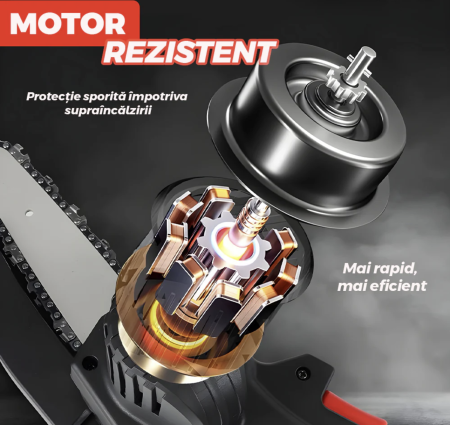 Drujbă Electrică Multifuncțională 550W, 2 acumulator 48V – Compactă, Ergonomică, Fără Fir [3]