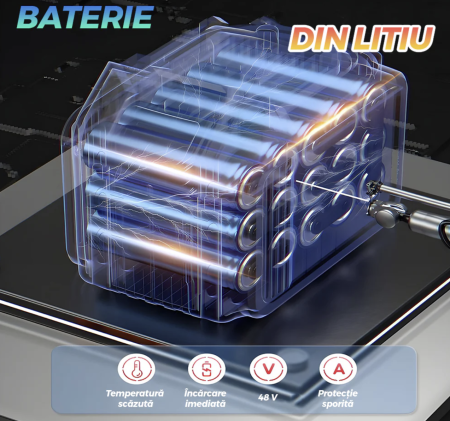 Drujbă Electrică Multifuncțională 550W, 2 acumulator 48V – Compactă, Ergonomică, Fără Fir [5]