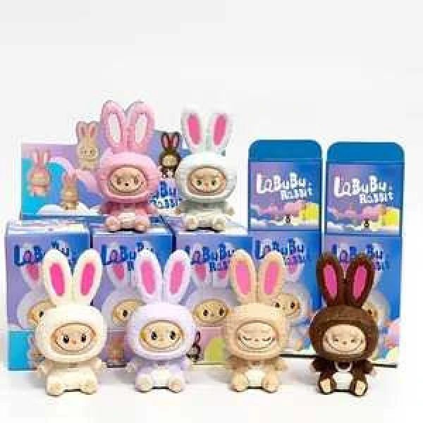 LaBubu Robbit, iepuras adorabil, blindboxl, modele combinate, 10cm - design original, stil kawaii de colectie [2]