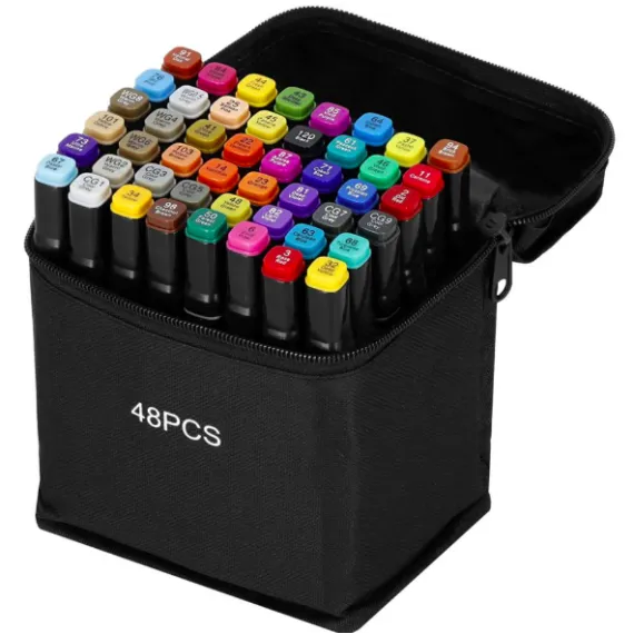 Pachet 12 carti de colorat si povesti - Povestiri de colorat + Set carioci 48 buc [13]