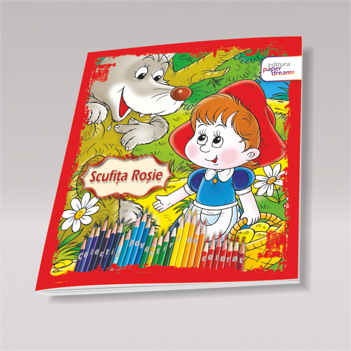 Pachet 12 carti de colorat si povesti - Povestiri de colorat + Set carioci 48 buc [5]