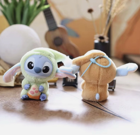 Stitch Jucărie de Plus 18cm –  BlindBox Vinyl Face [3]
