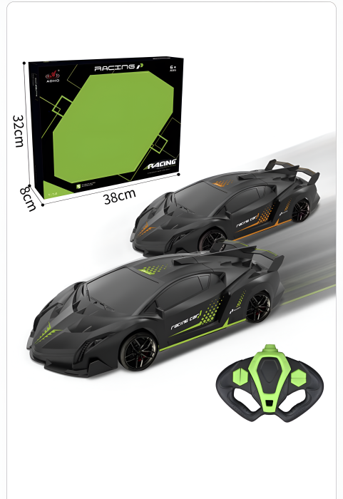 Mașină cu Telecomandă Racing Car 1:14 – Model Sport Supercar, LED & Control RC | Jucărie pentru Copii 6+ ani [1]