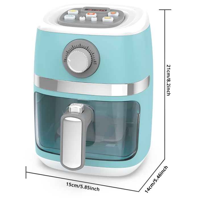 Friteuză cu aer cald de jucărie pentru copii – aparat de gătit interactiv tip air fryer, joacă de rol bucătărie 3+ ani [5]