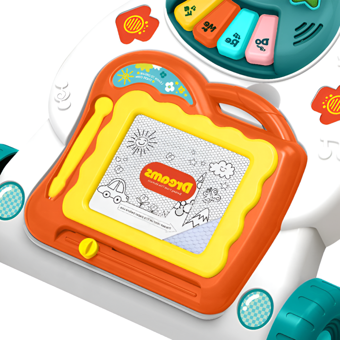 Antepremergător Muzical 2 în 1 – Music Walker, Lumini, Sunete, Pian și Panou Activități, 6+ luni [3]